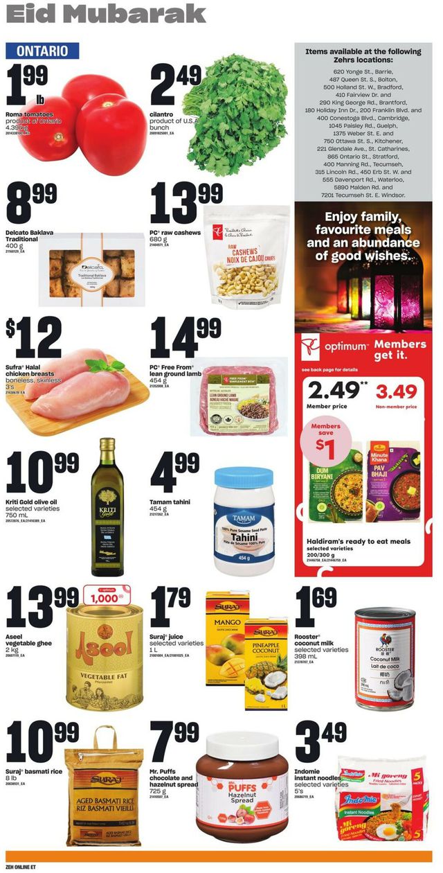 Zehrs Flyer from 04/06/2023