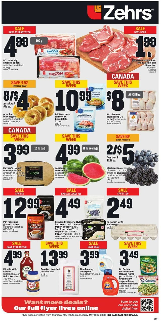 Zehrs Flyer from 05/04/2023