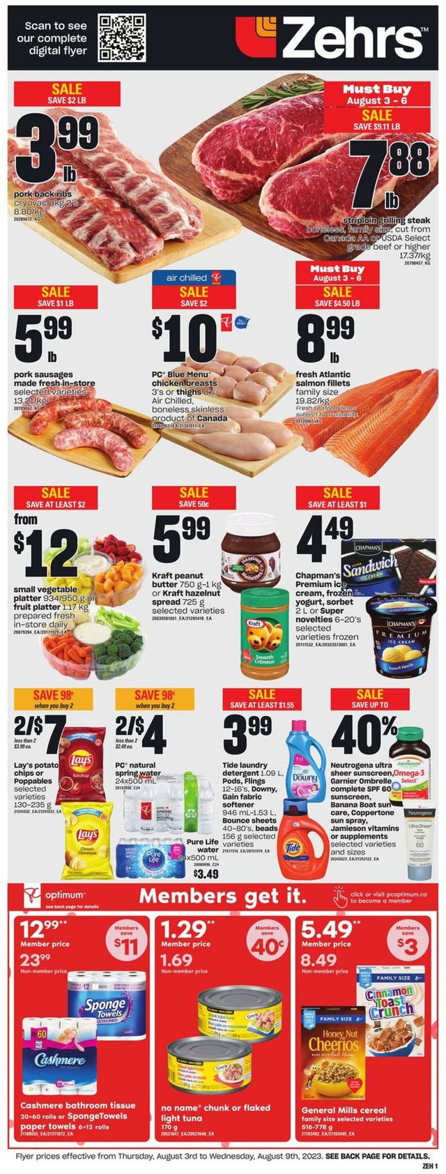Zehrs Flyer from 08/03/2023