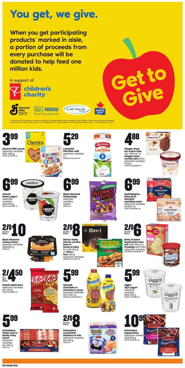 Zehrs Flyer from 08/17/2023