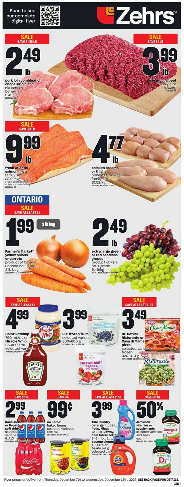 Zehrs Flyer from 12/07/2023