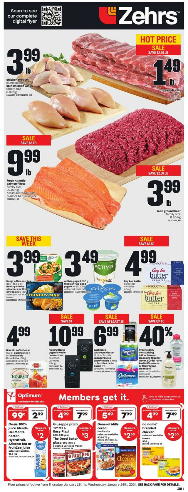 Zehrs Flyer from 01/18/2024