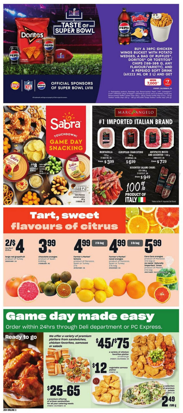 Zehrs Flyer from 01/25/2024