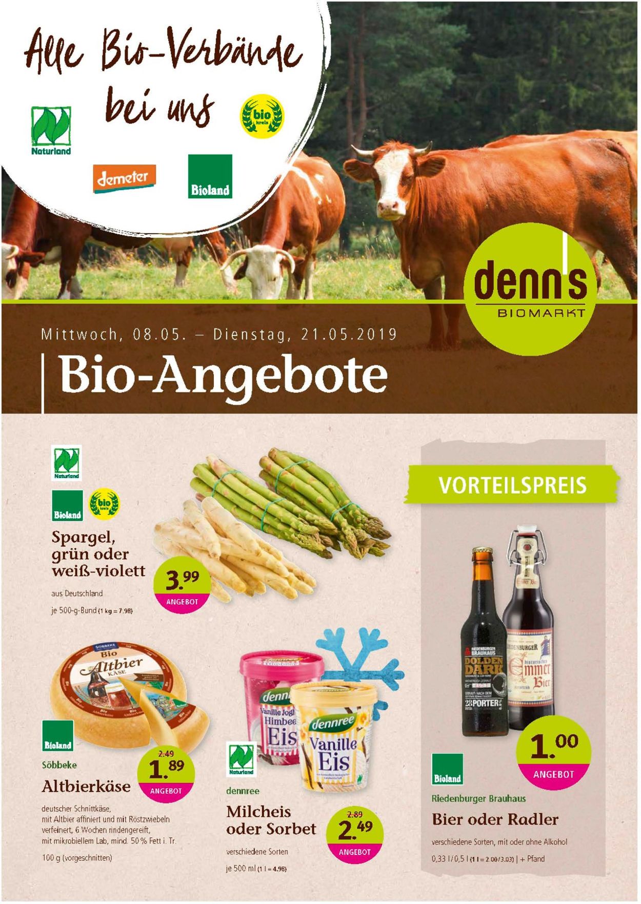 Denn's Biomarkt Prospekt ab 08.05.2019