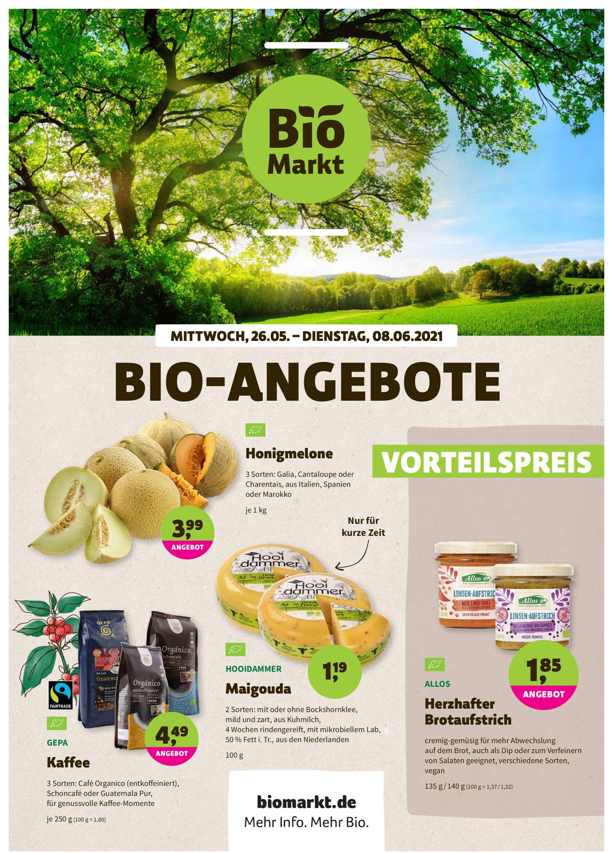 Denn's Biomarkt Prospekt ab 26.05.2021