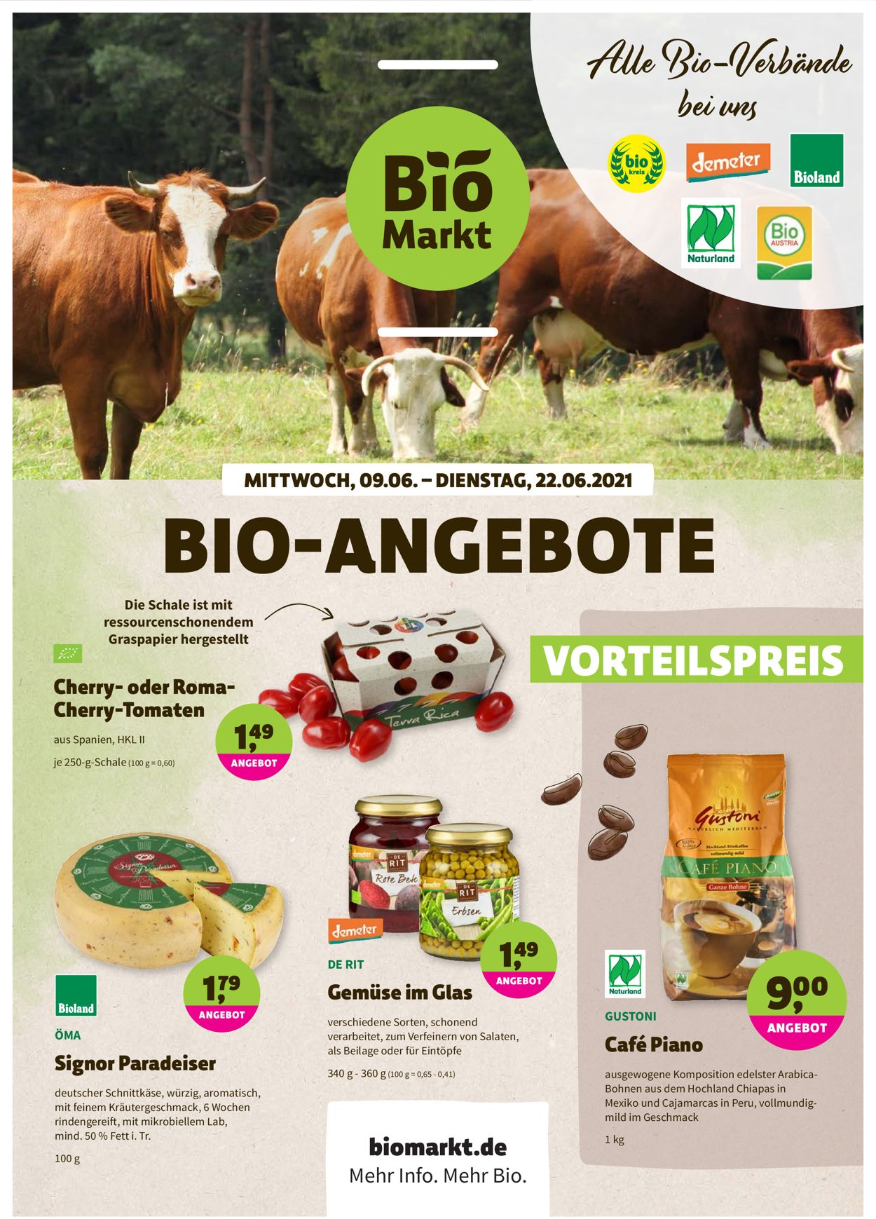 Denn's Biomarkt Prospekt ab 09.06.2021