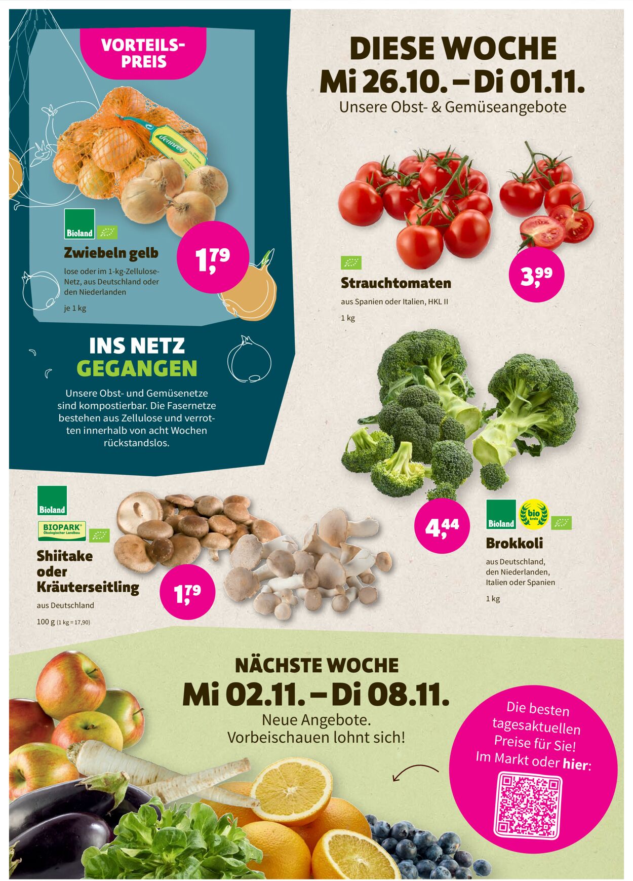 Denn's Biomarkt Prospekt ab 26.10.2022
