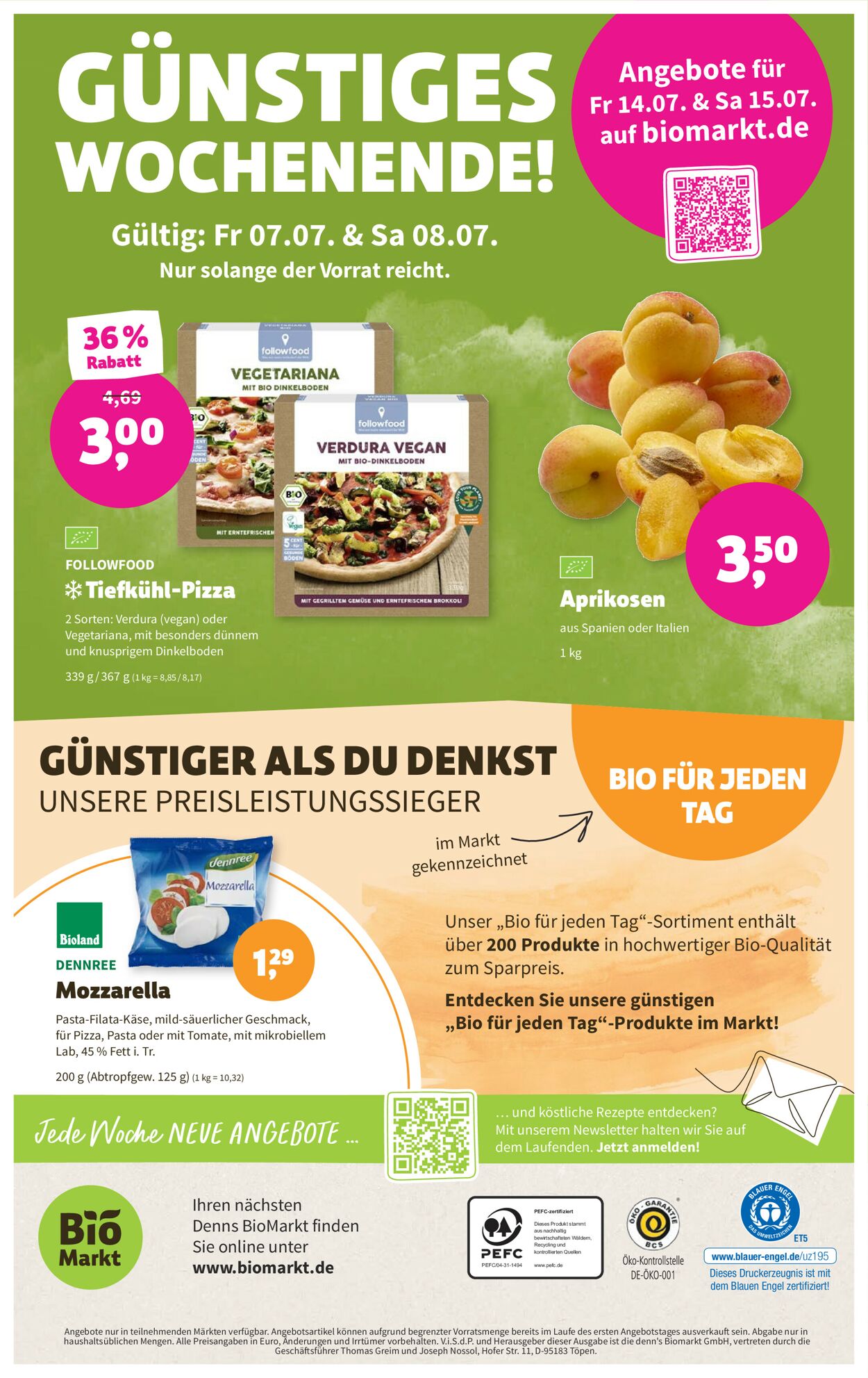 Denn's Biomarkt Prospekt ab 05.07.2023