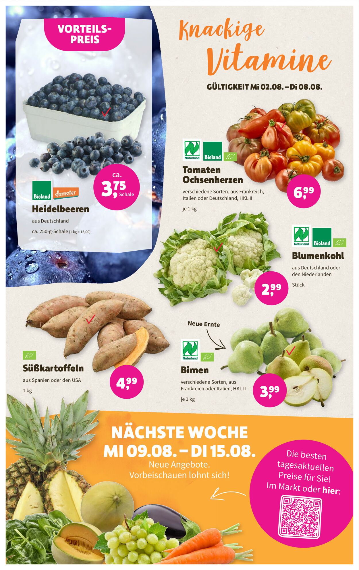Denn's Biomarkt Prospekt ab 01.08.2023