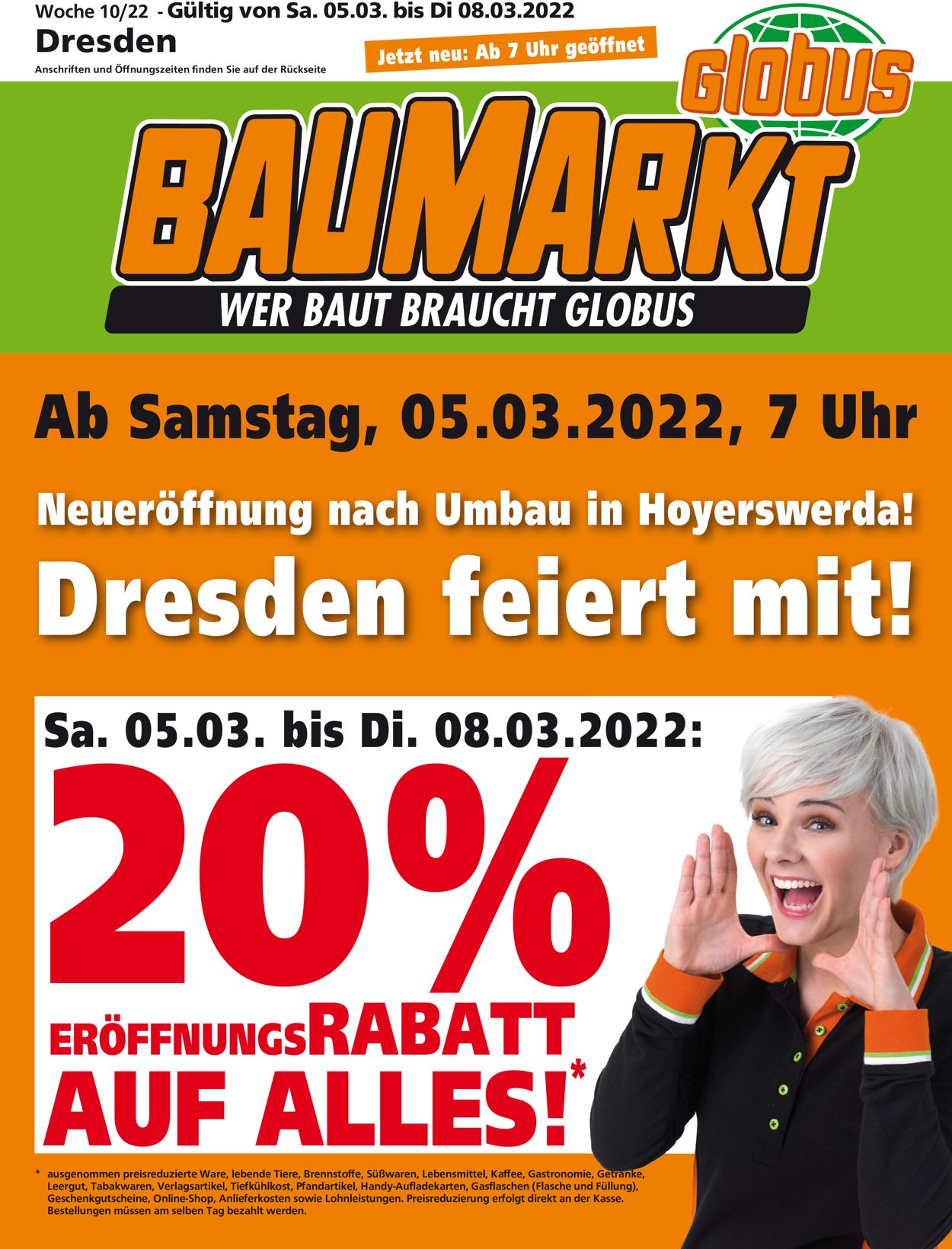Globus Baumarkt Prospekt ab 05.03.2022