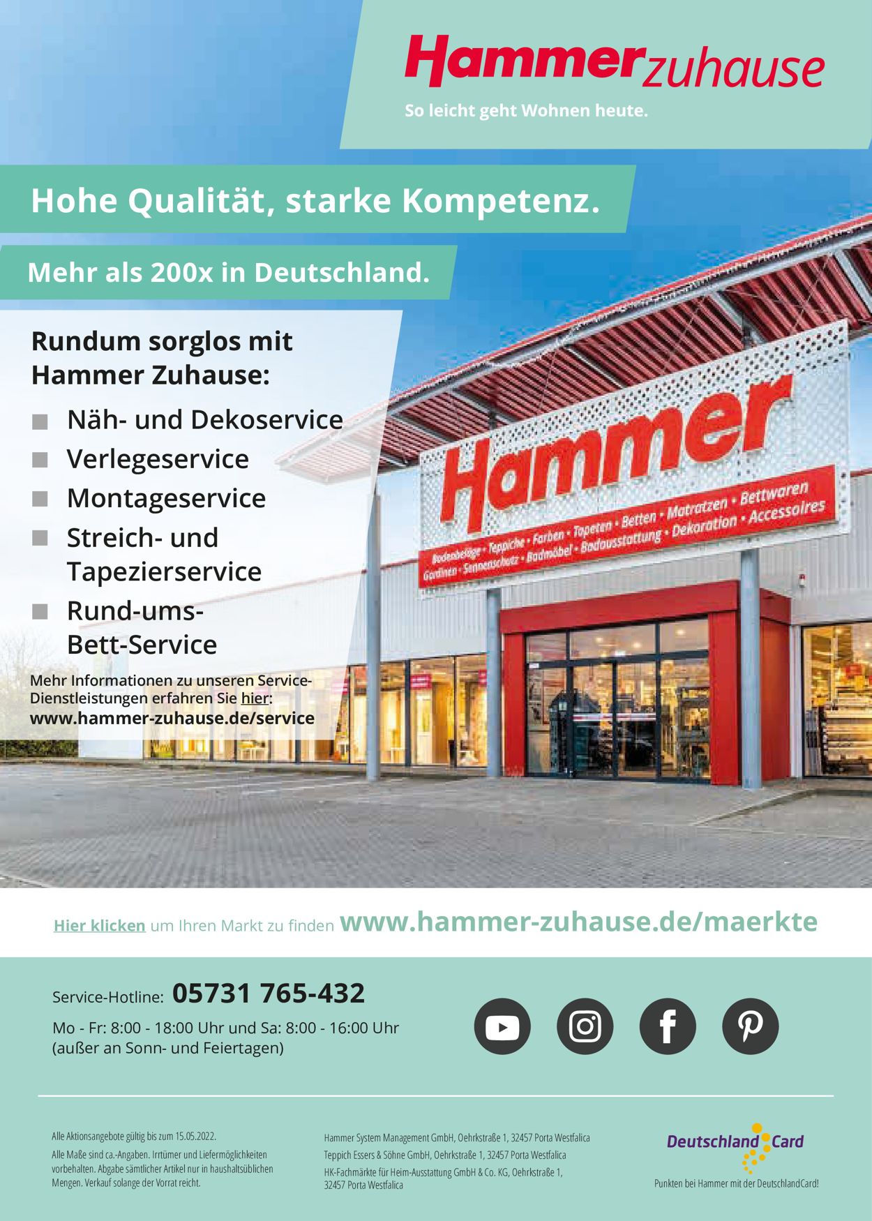 Hammer Prospekt ab 09.05.2022