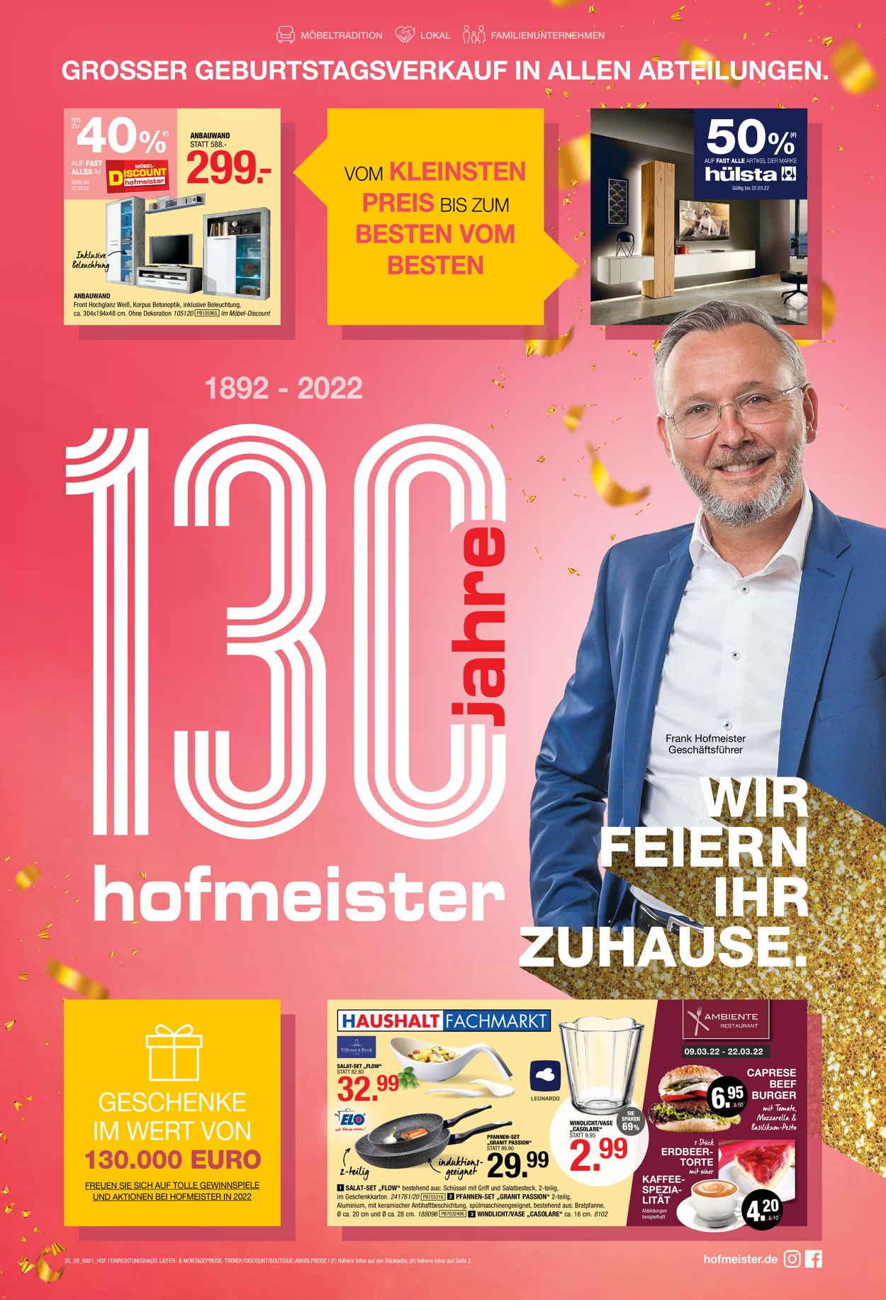 Hofmeister Prospekt ab 09.03.2022