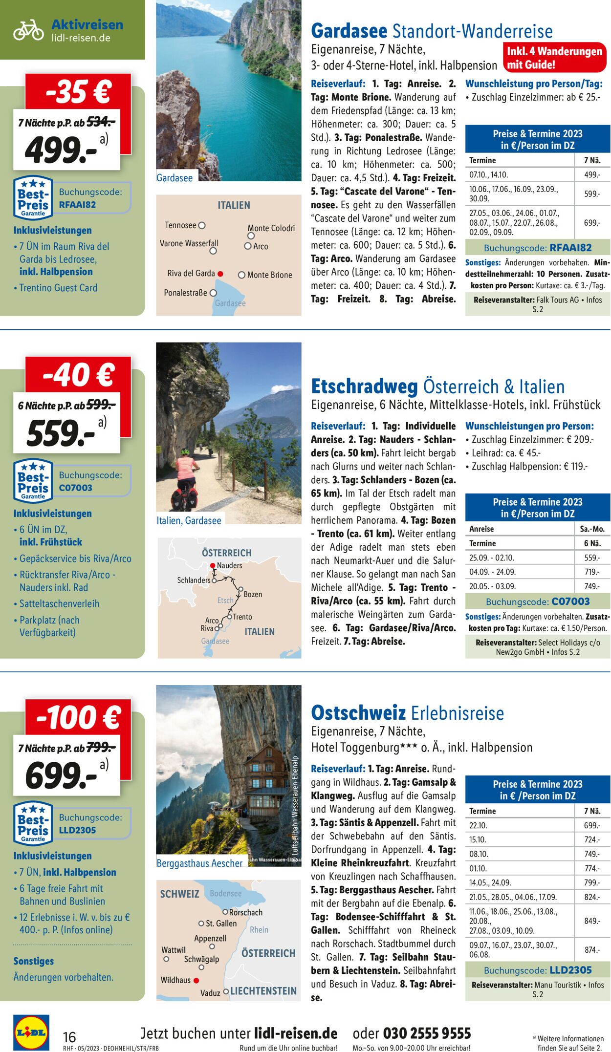 Lidl-Reisen Prospekt ab 29.04.2023