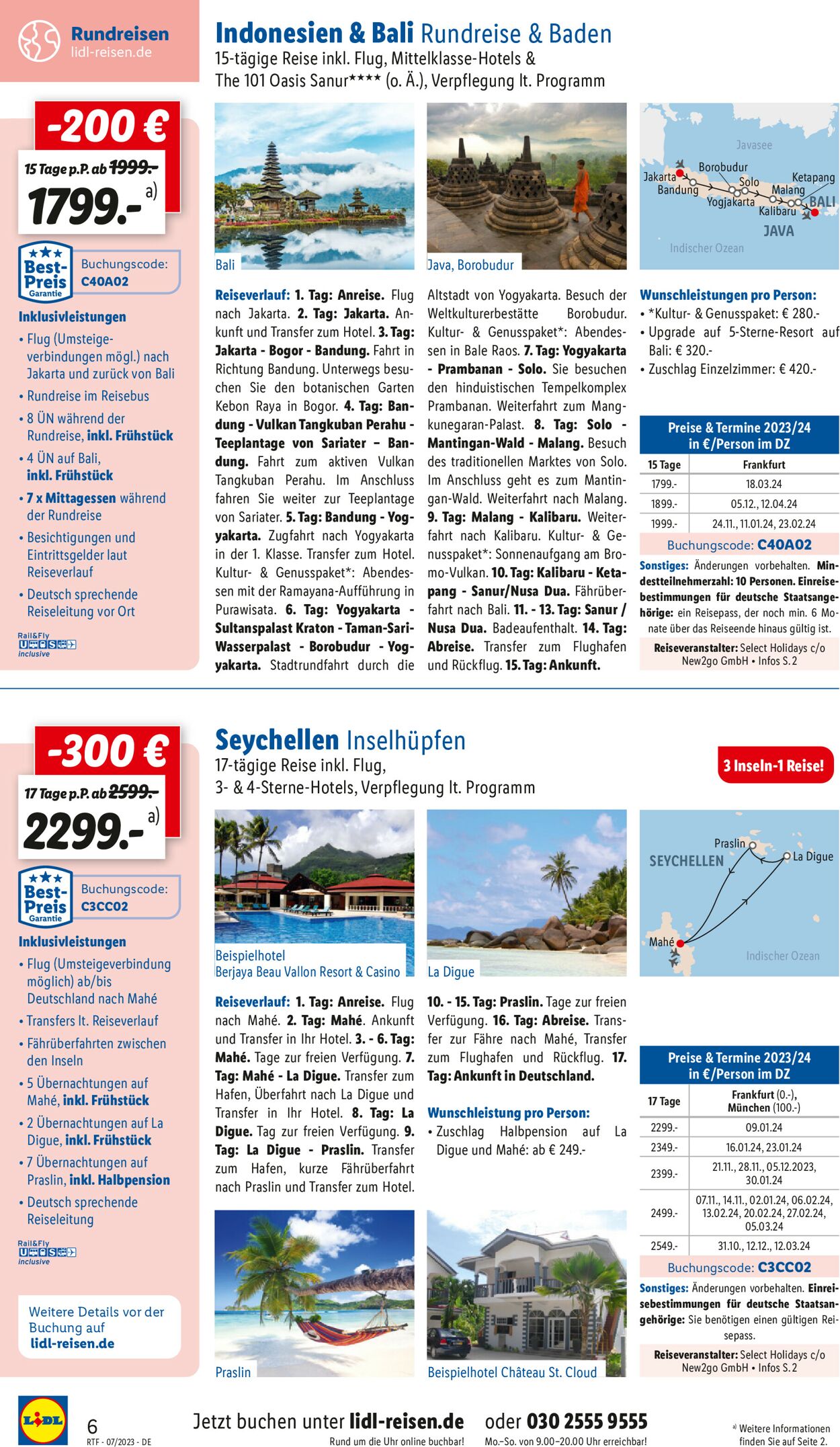Lidl-Reisen Prospekt ab 12.07.2023