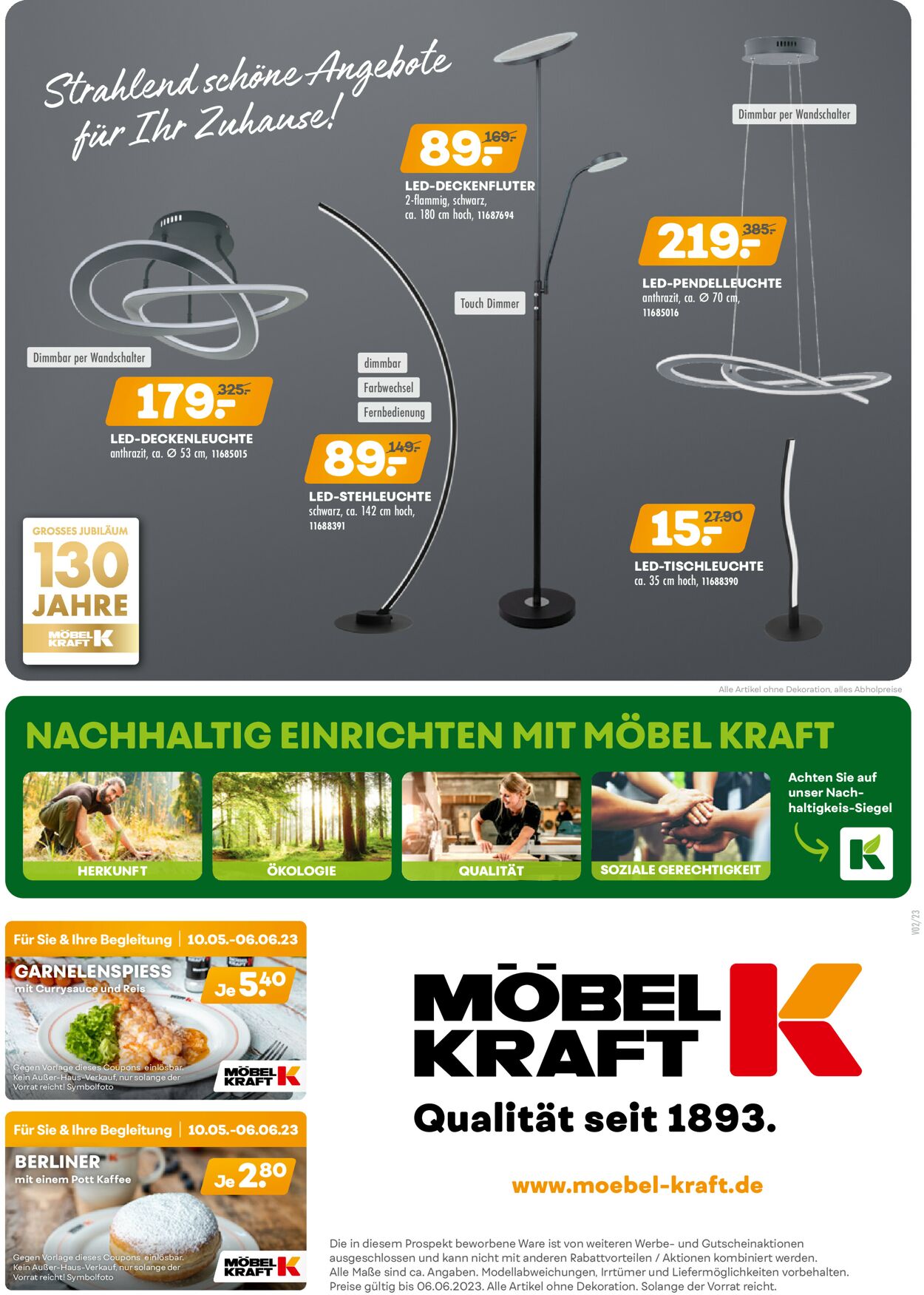 Möbel Kraft Prospekt ab 31.05.2023