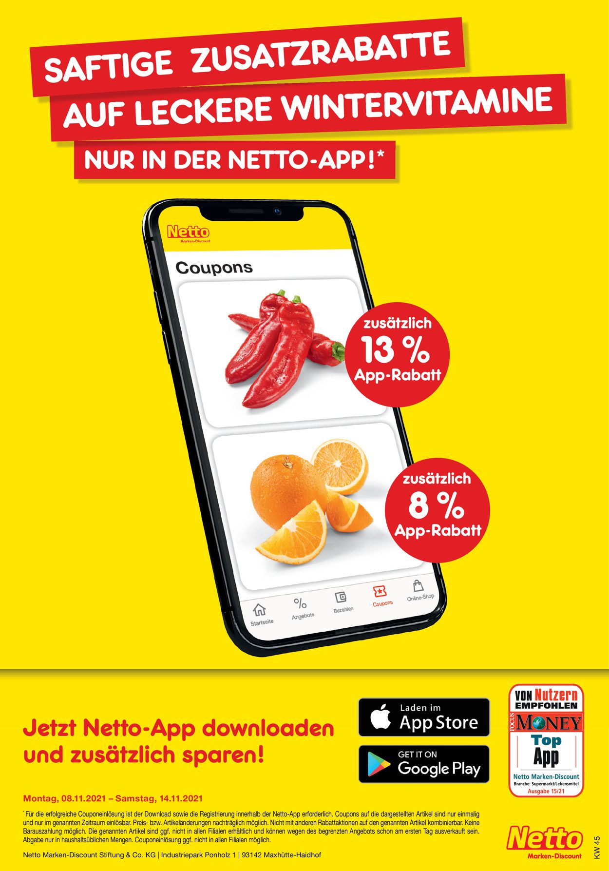 Netto Marken-Discount Prospekt ab 08.11.2021
