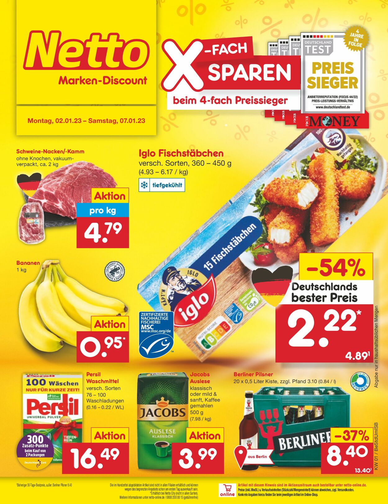 Netto Marken-Discount Prospekt ab 02.01.2023
