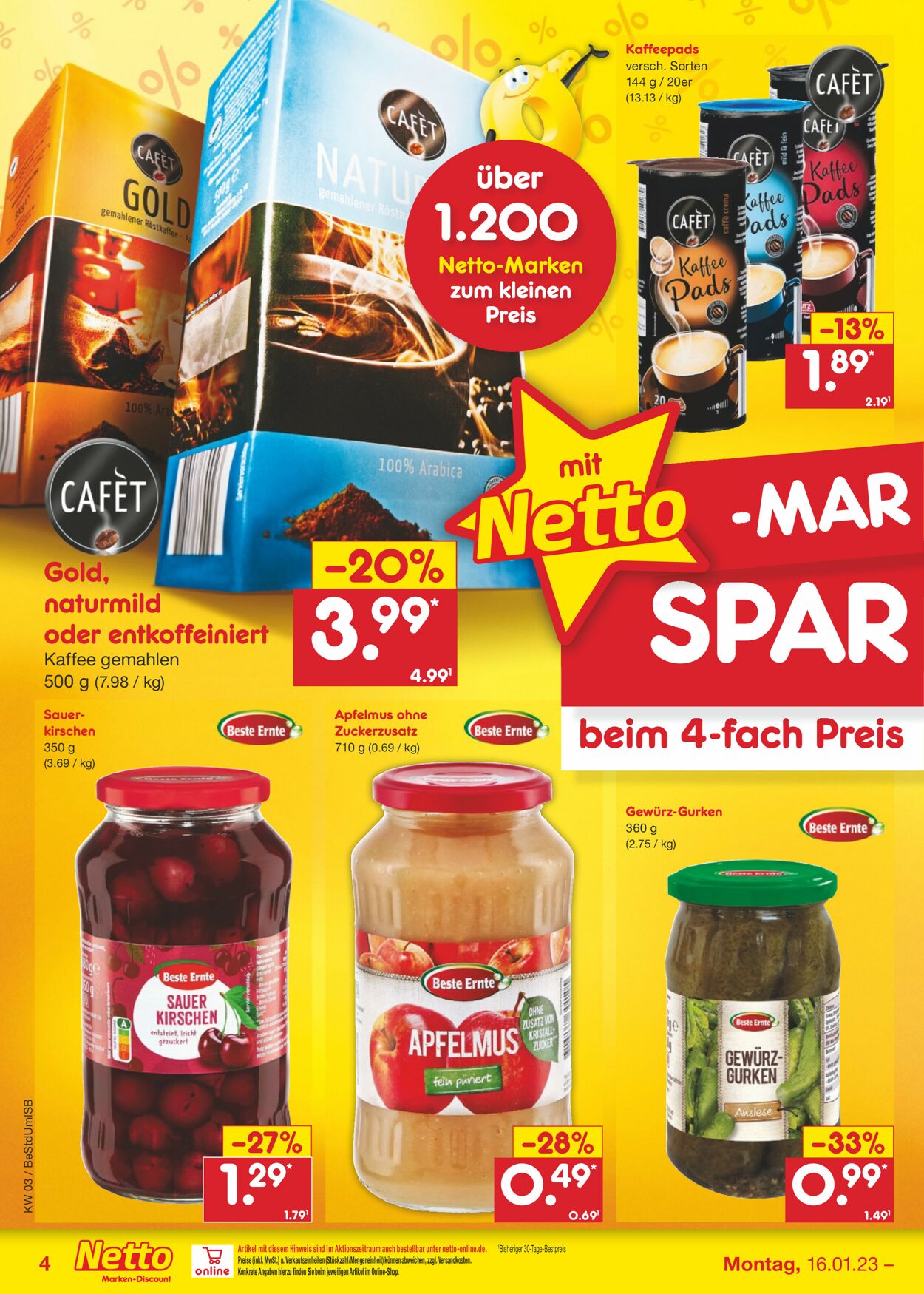 Netto Marken-Discount Prospekt ab 16.01.2023
