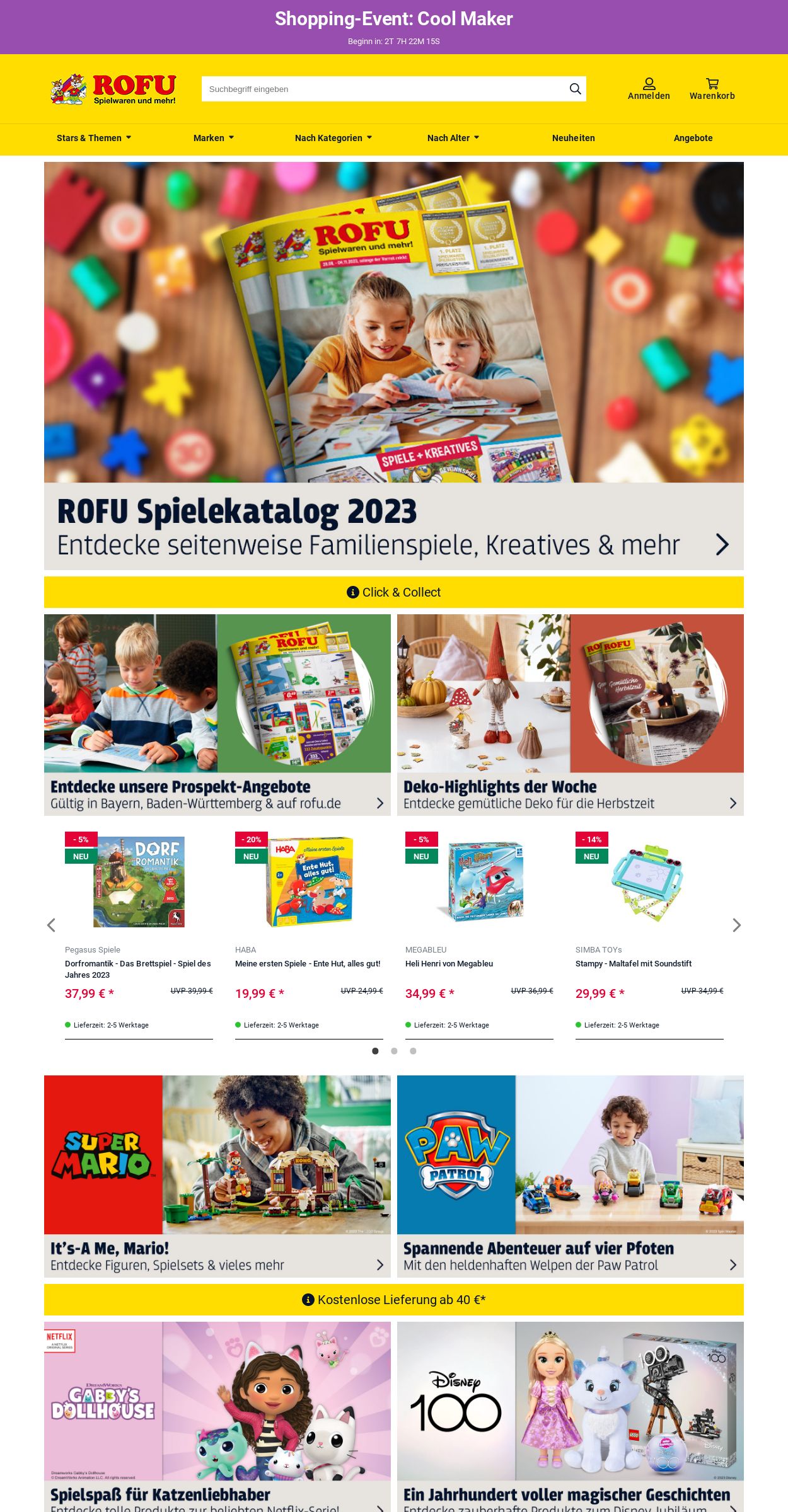 ROFU Kinderland Prospekt ab 11.09.2023
