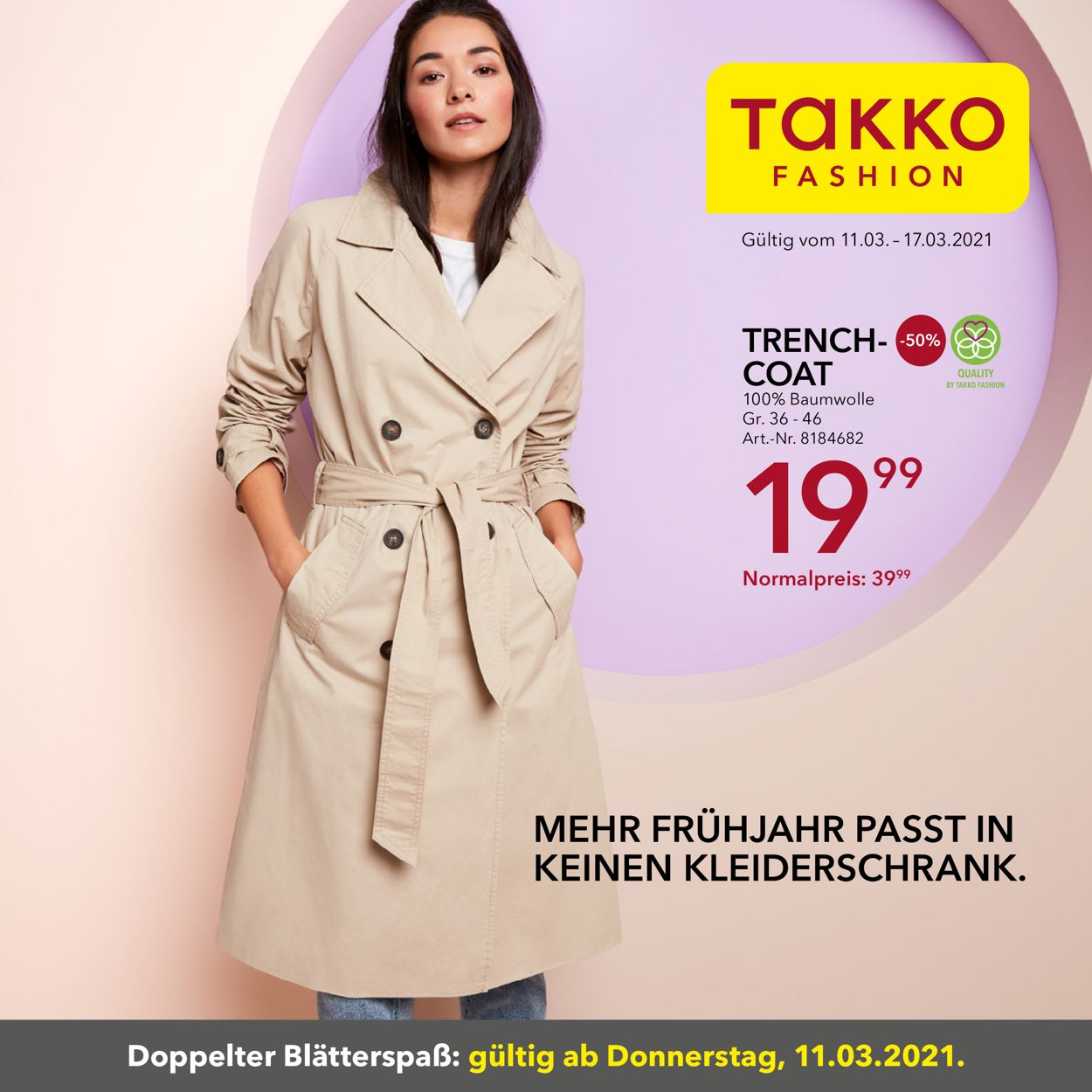 Takko Fashion Prospekt ab 11.03.2021