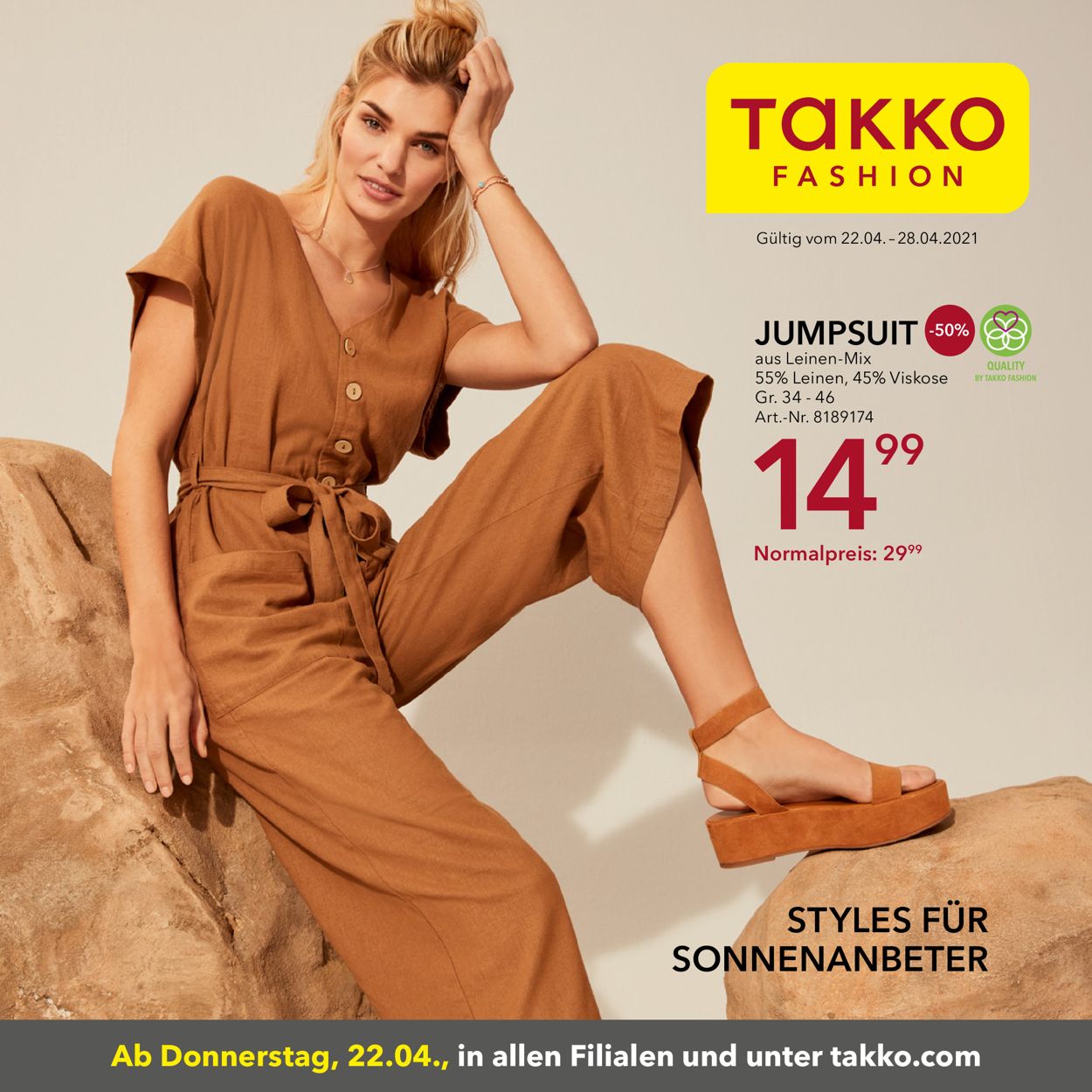 Takko Fashion Prospekt ab 22.04.2021