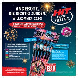 Prospekt Hit - Silvester Feuerwerk Prospekt 2019/2020 vom 13.12.2019