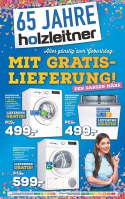Prospekt Holzleitner Elektrogeräte vom 26.02.2022