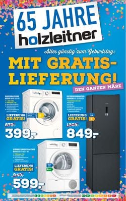 Prospekt Holzleitner Elektrogeräte vom 19.03.2022