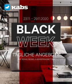 Prospekt Kabs BLACK WEEK 2020 vom 23.11.2020