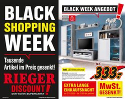 Prospekt Möbel Rieger Black Week 2020 vom 27.11.2020