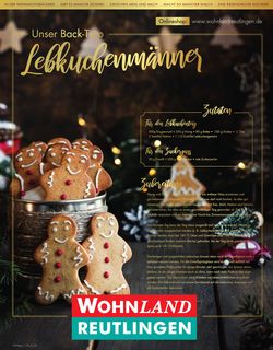 Prospekt Wohnland Reutlingen - Weihnachtsprospekt 2020 vom 05.11.2020