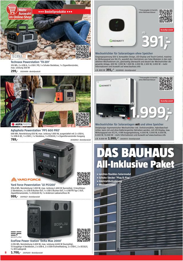 Bauhaus Prospekt ab 29.07.2023