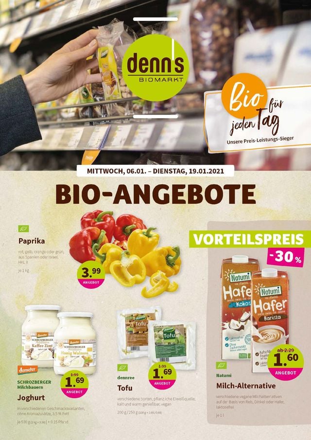 Denn's Biomarkt Prospekt ab 06.01.2021