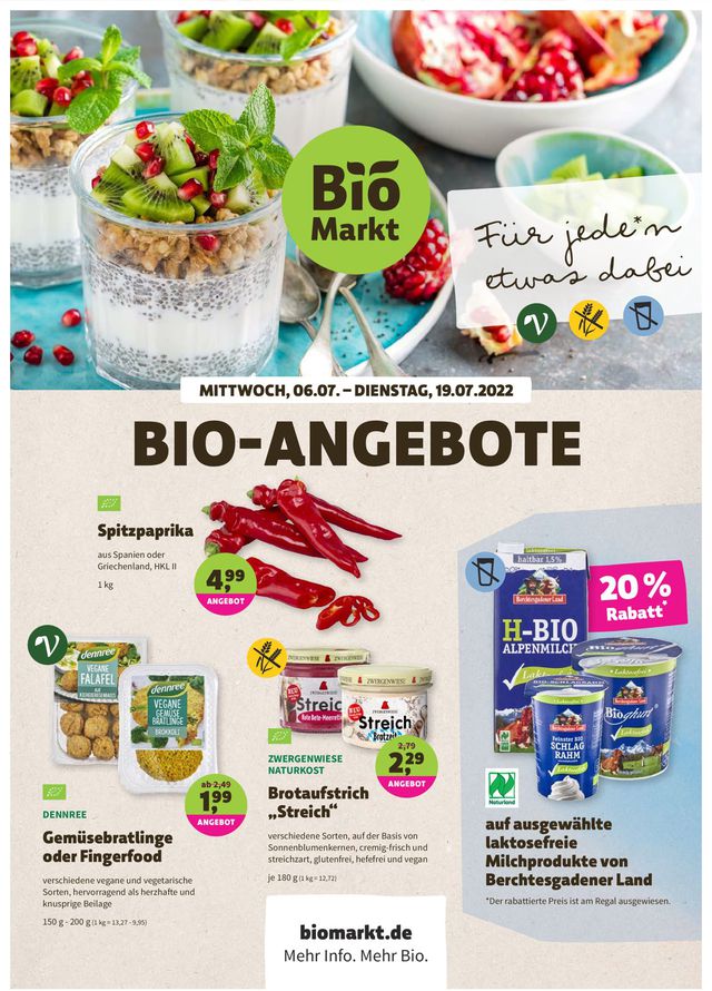 Denn's Biomarkt Prospekt ab 06.07.2022