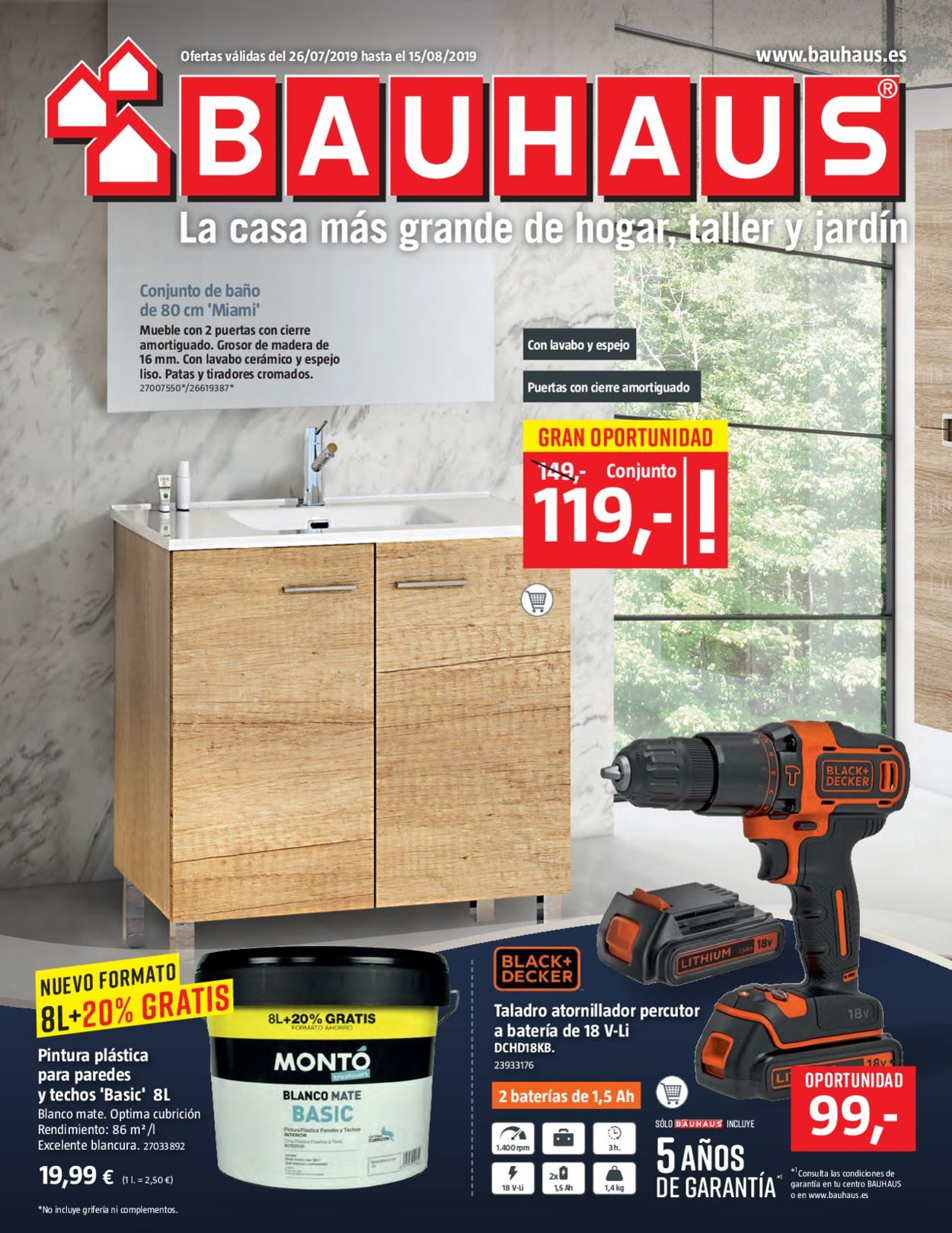 Bauhaus Folleto desde 26.07.2019