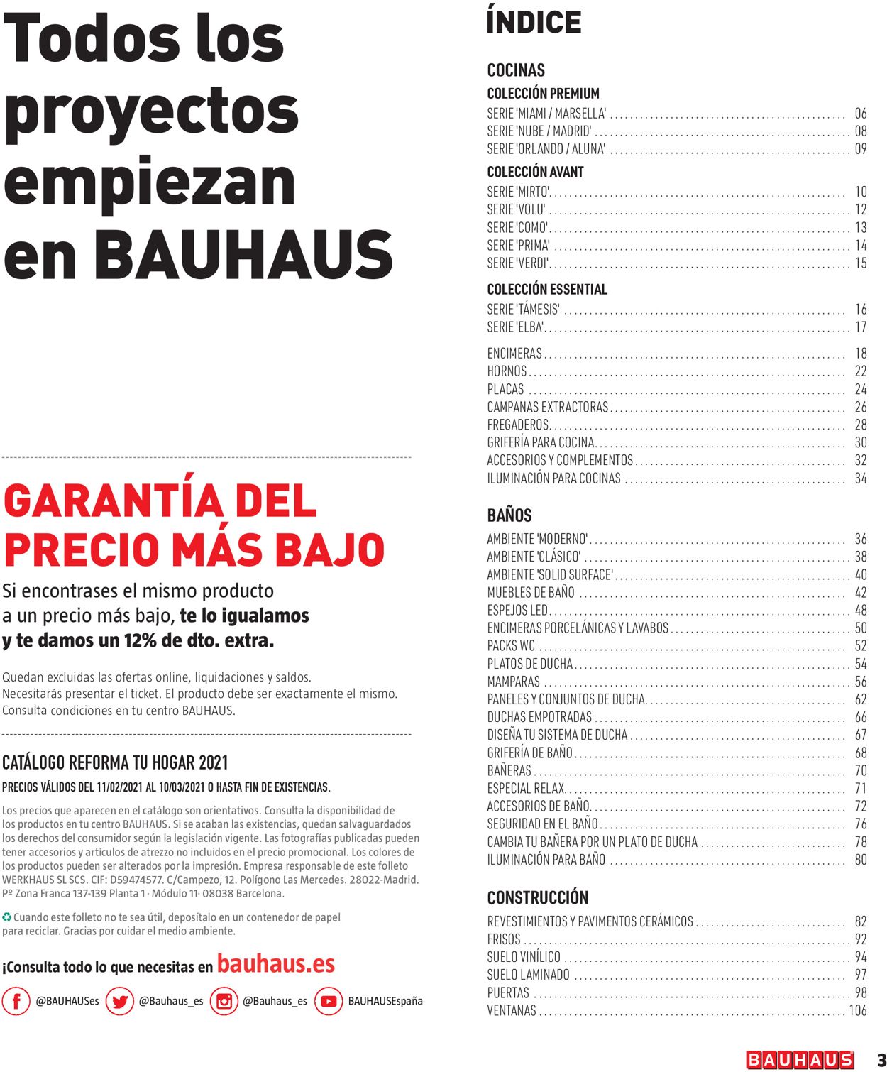Bauhaus Folleto desde 11.02.2021