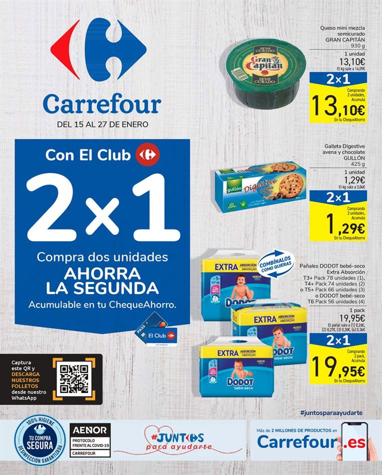 interfaz oferta Cuando Carrefour 2x1 2021 Oferta actual 15.01 - 27.01.2021