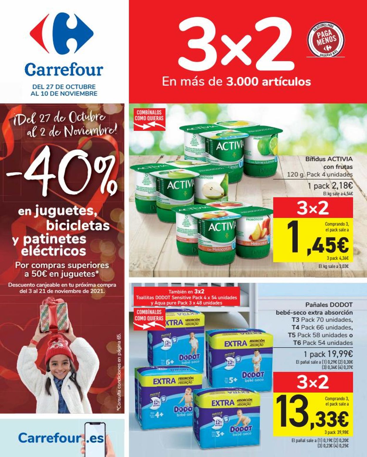 salida Caducado ácido Carrefour Oferta actual 27.10 - 10.11.2021