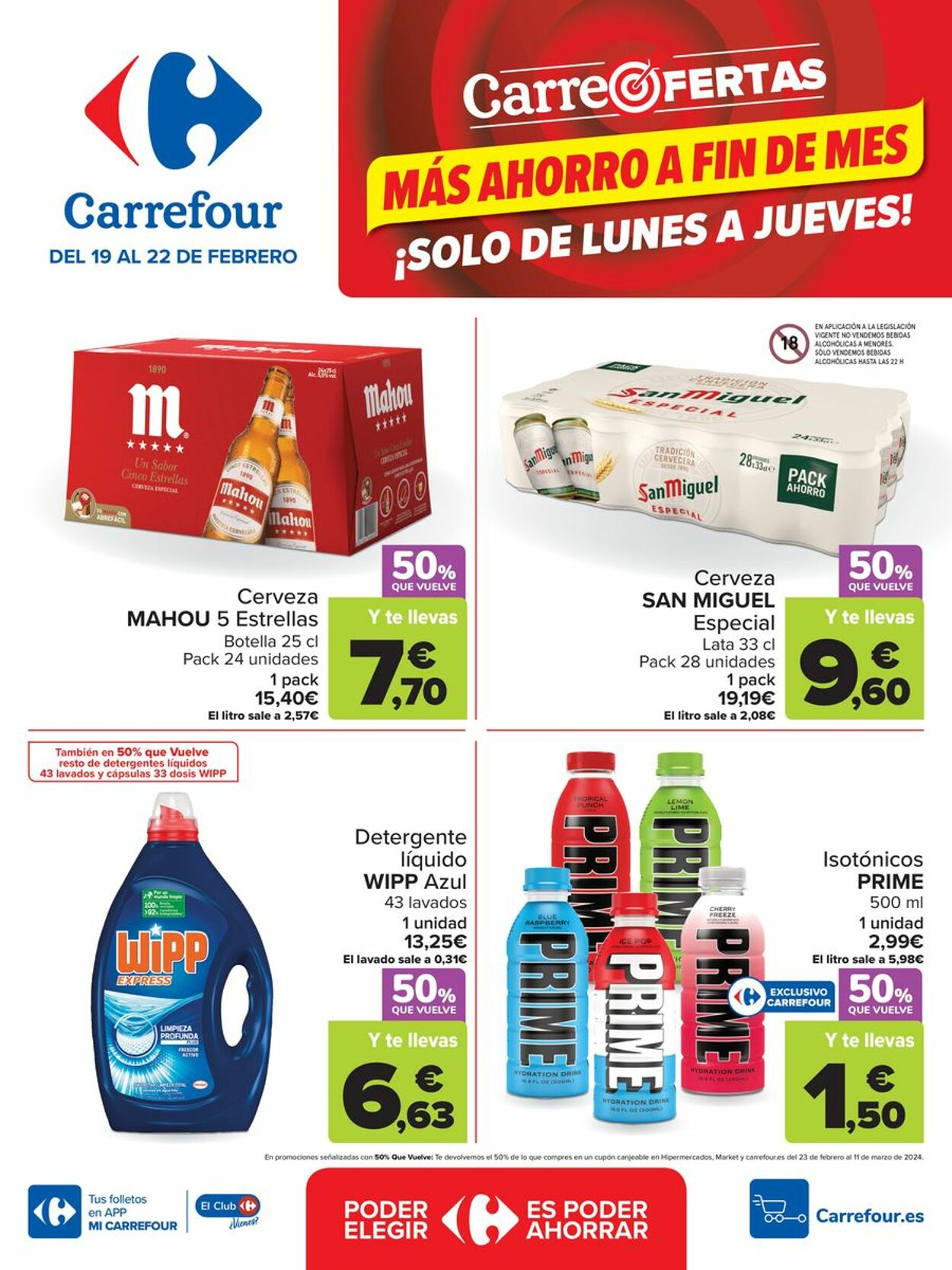 Carrefour Folleto desde 19.02.2024