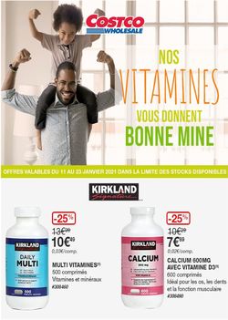Catálogo Costco Vitamines 2021 a partir del 11.01.2021