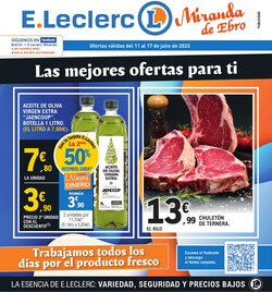 Catálogo E.leclerc - Miranda de Ebro a partir del 11.07.2023