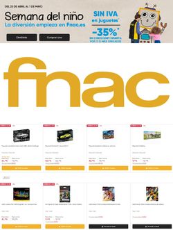 Catálogo FNAC a partir del 27.04.2022
