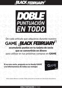 Catálogo Game DOBLE PUNTOS GAME a partir del 25.02.2021