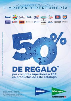 Catálogo Hipercor 50% de Regalo 2021 a partir del 14.01.2021