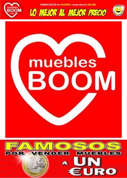 Catálogo Muebles BOOM a partir del 02.03.2021