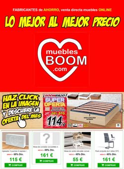 Catálogo Muebles BOOM a partir del 01.04.2022