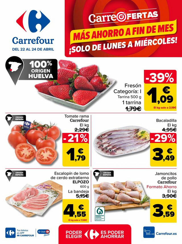 Carrefour Folleto desde 22.04.2024