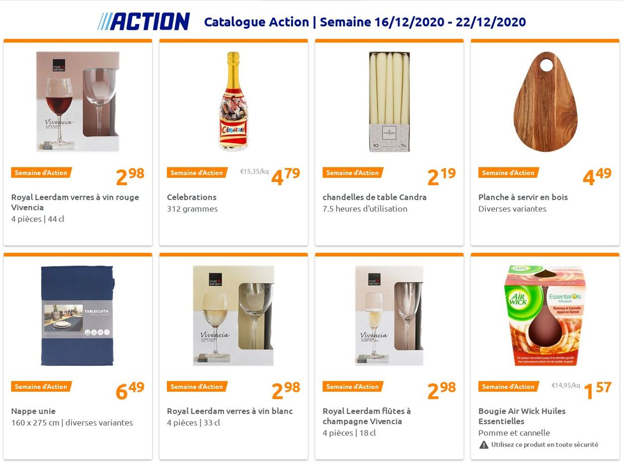 Action Catalogue du 16.12.2020