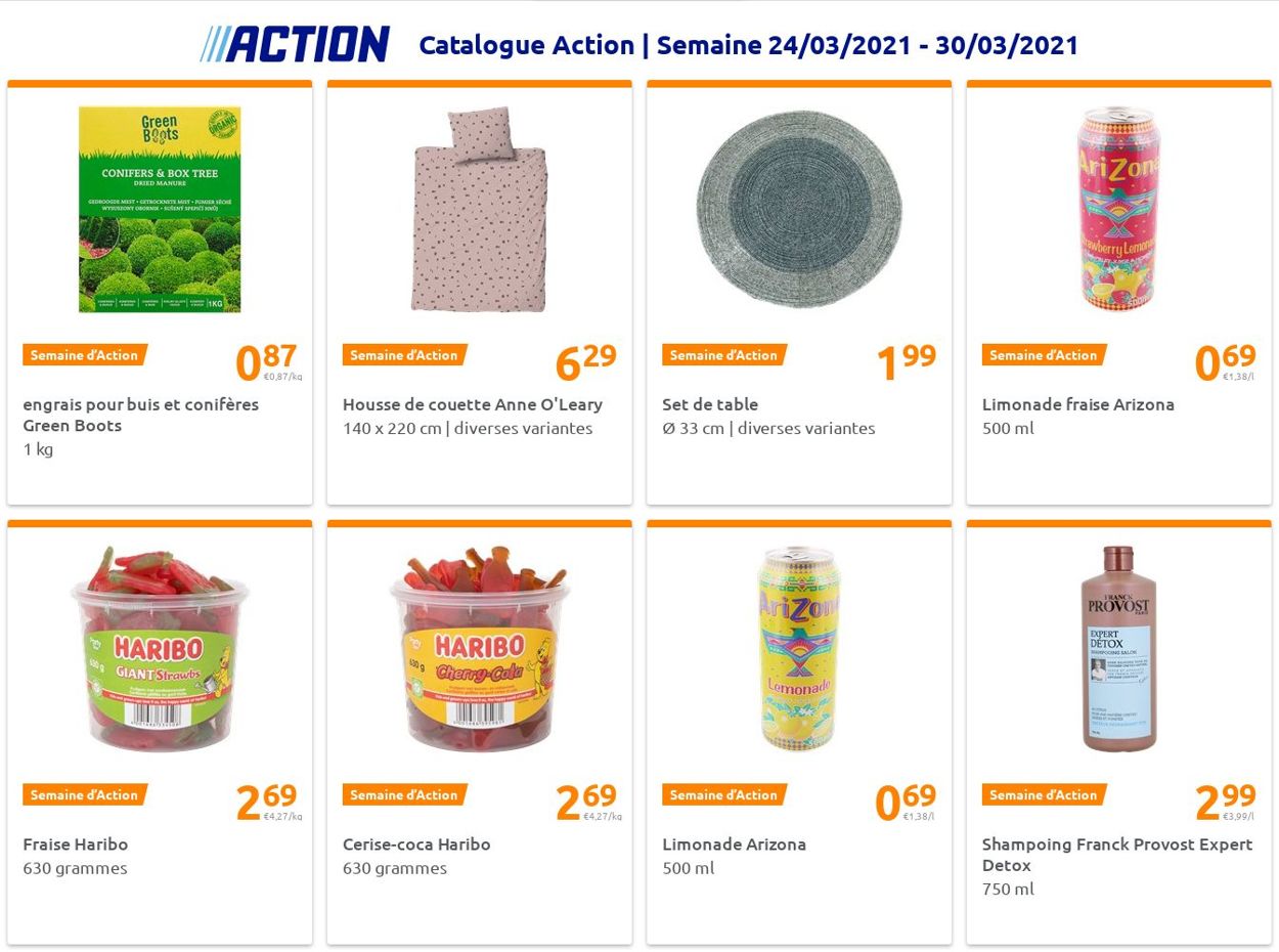 Action Catalogue du 24.03.2021