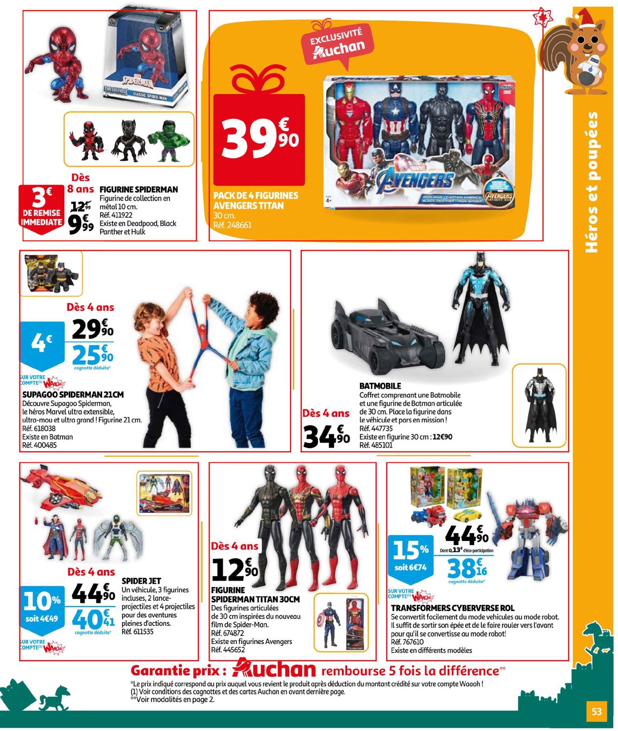 Promo Figurine Spiderman Titan 30cm chez Auchan
